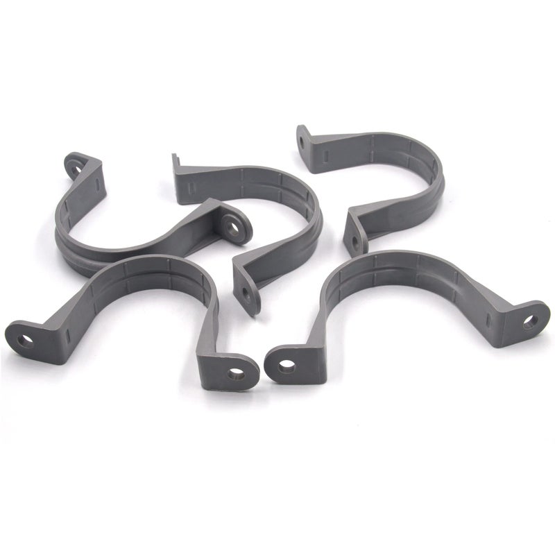 ISPINNER 6 قطع من أشرطة أنابيب PVC مقاس 1-1/4 بوصة من ISPINNER، حزام قناة بلاستيكي بفتحتين لأنابيب PVC والقنوات والكابلات، مدرج في قائمة UL - Image 4